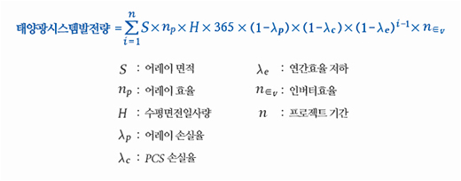 발전량 산정공식